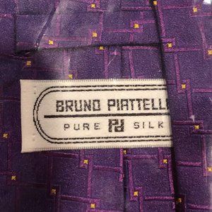 NEW BRUNO PIATELLI PURPLE SILK TIE